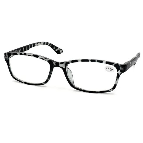 +1.50 Clear/Black Magnified Glasses